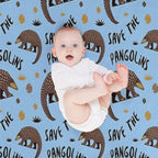 Endangered Pangolin - Save The Pangolins Premium Throw Blanket