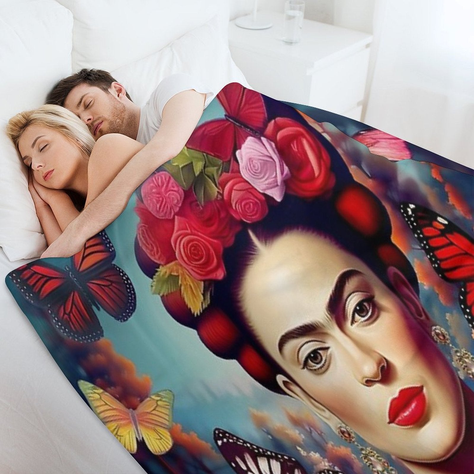 Frida Kahlo 14 Eco-conscious Throw Blanket