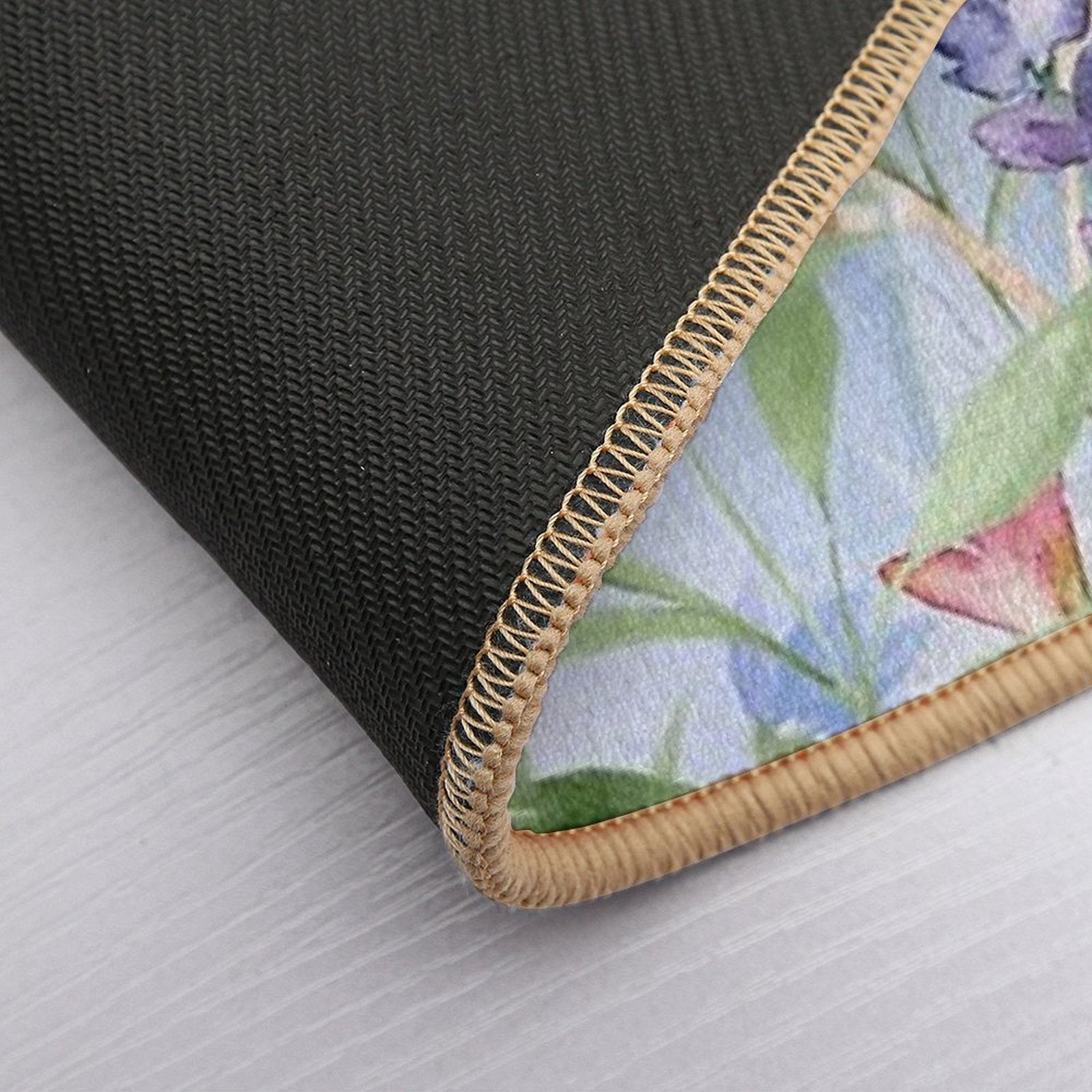 A Beautiful Blooming in The Garden  Repositionable Bath Mat