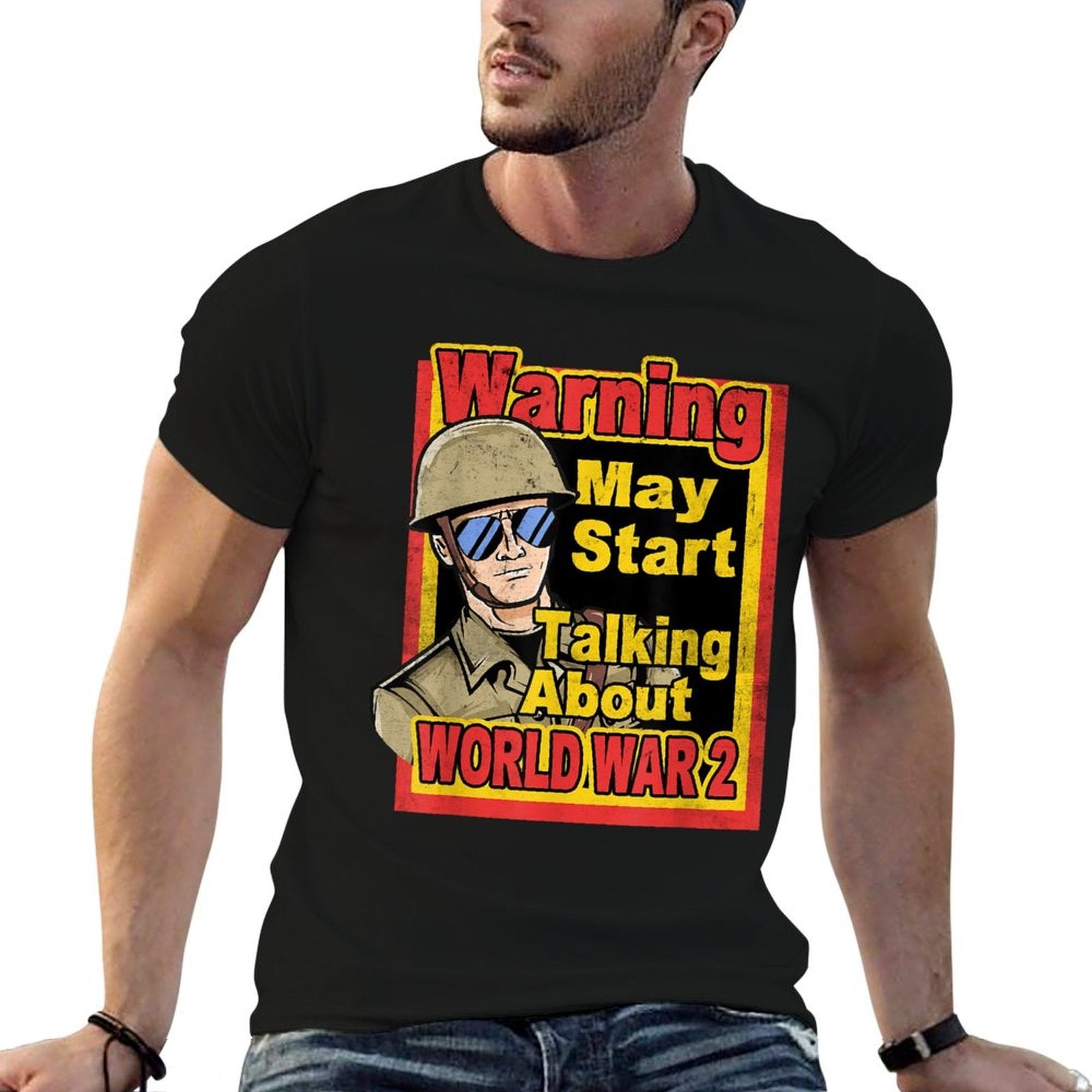 Vintage WW2 Memorabilia WWII History Buff Costume  Moisture-wicking T-Shirt