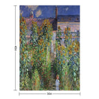 Monet's Garden at Vétheuil - Claude Monet Lightweight Throw Blanket
