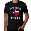 US State Texas Texan God Bless Texas  Eco-friendly Material T-Shirt