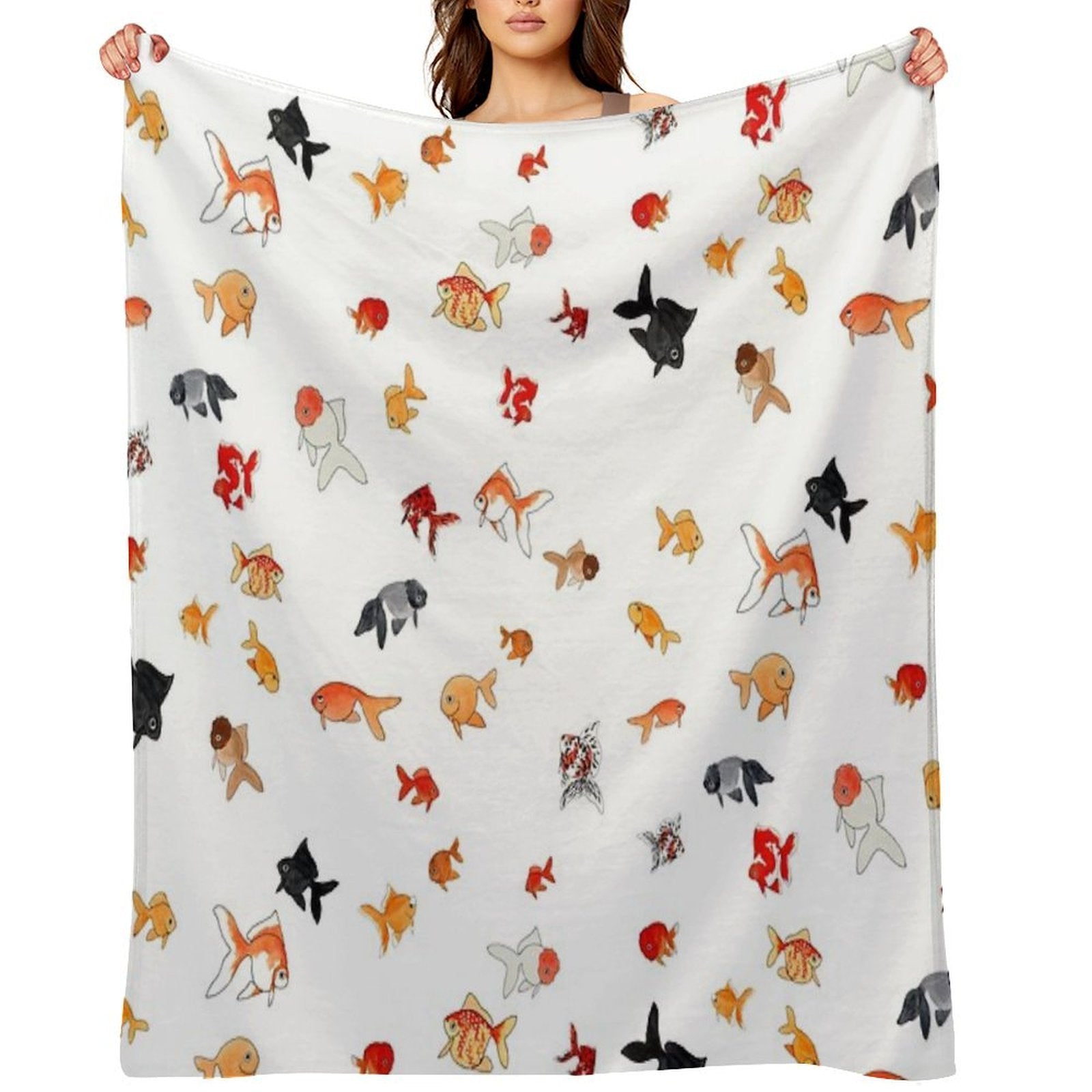 Fish Fancy Compact Throw Blanket