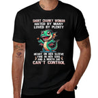 Dragon Short Cranky Woman Hated By Many Loved By Plenty  Cotton T-Shirt