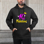 Womens 40 And Fabulous Queen 40th Birthday Durable Construction Hoodie