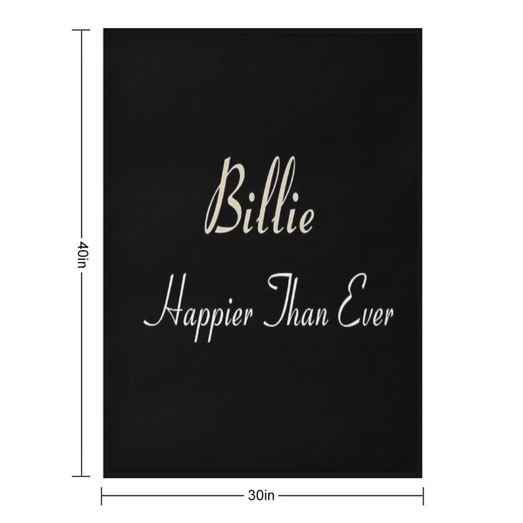 Billie Happier Than Ever Versatility Throw Blanket