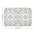 Vintage Marrakesh Mosaic, Moroccan Tiles  Odorless Bath Mat