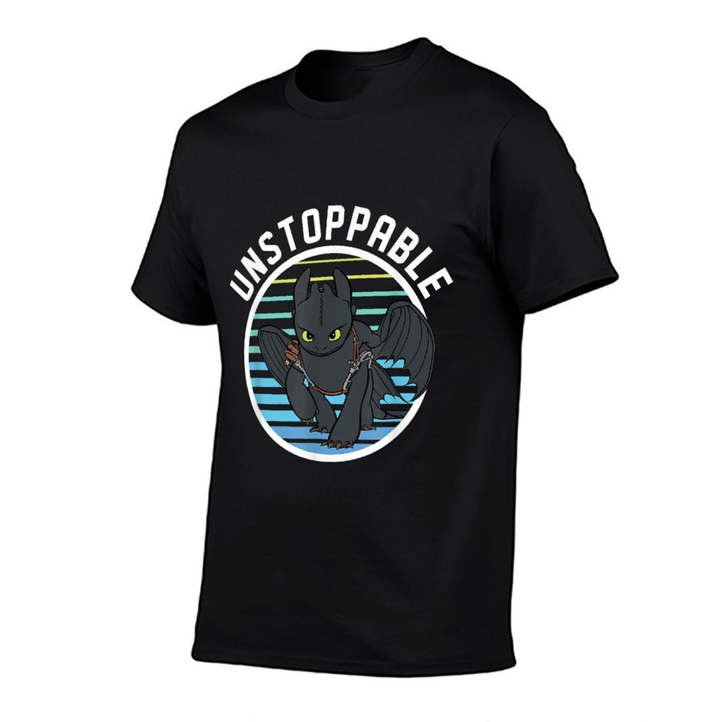 How to Train Your Dragon 3 Hidden World Unstoppable  Ribbed Collar T-Shirt