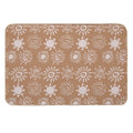 Magical Sun Bohemian Dreamy Aesthetic In Muted Colors Caramel Durable Bath Mat
