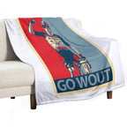 Wout Van Aert Go Wout Durable Throw Blanket