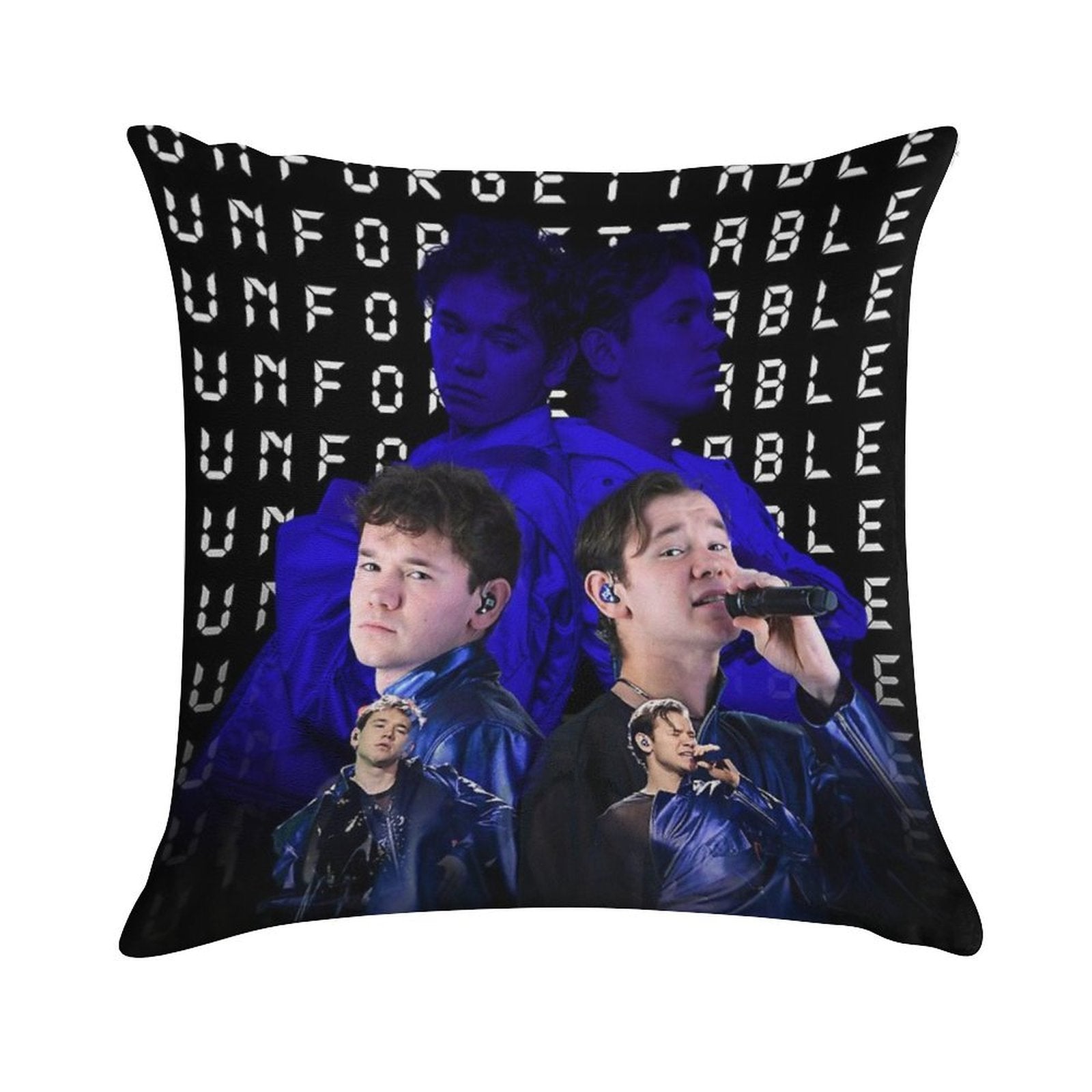 Marcus And Martinus Unforgettable Eurovision 2024 Sweden Merch Soft Skin-Friendly Throw Pillow