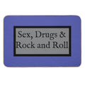 Sex, Drugs And Rock And Roll  Slip-Resistant Bath Mat