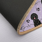 Love Black Portuguese Water Dog  Toxin-Free Bath Mat