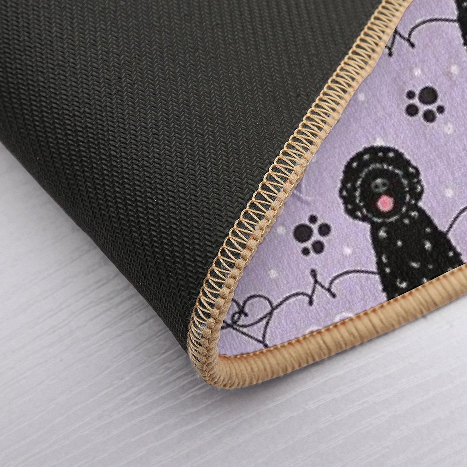 Love Black Portuguese Water Dog  Toxin-Free Bath Mat