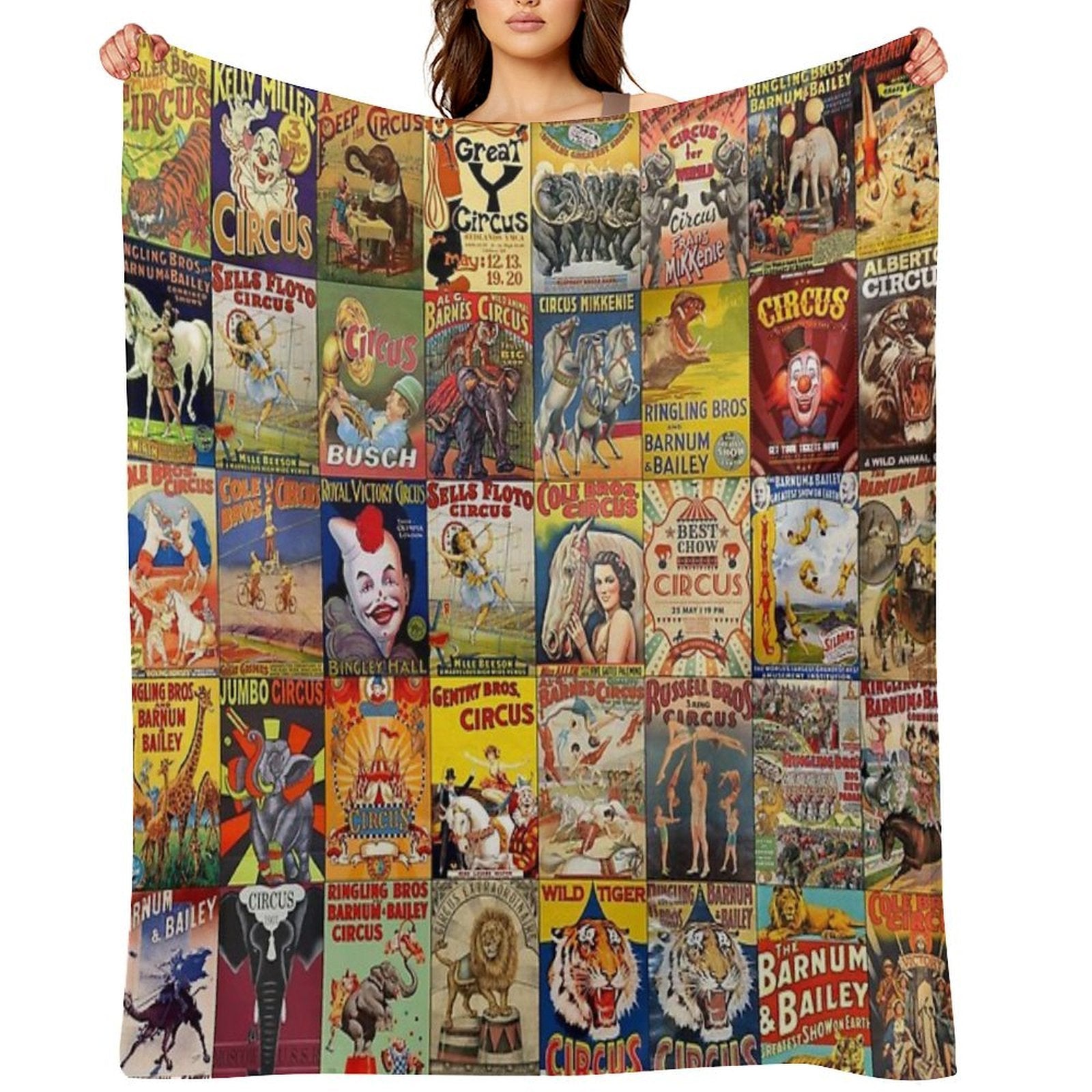 Circus Gift-ready Throw Blanket