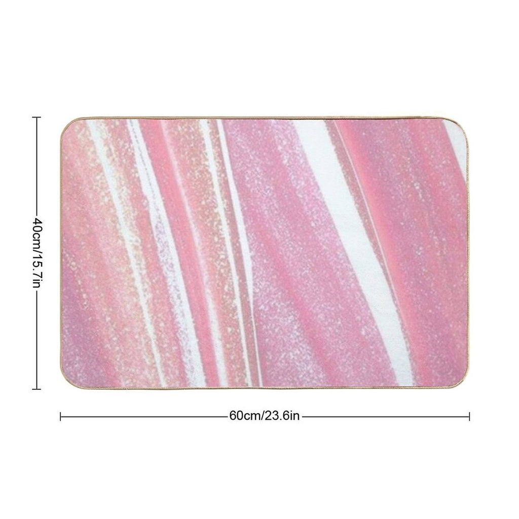 Pink Glitter  Multi-Purpose Bath Mat