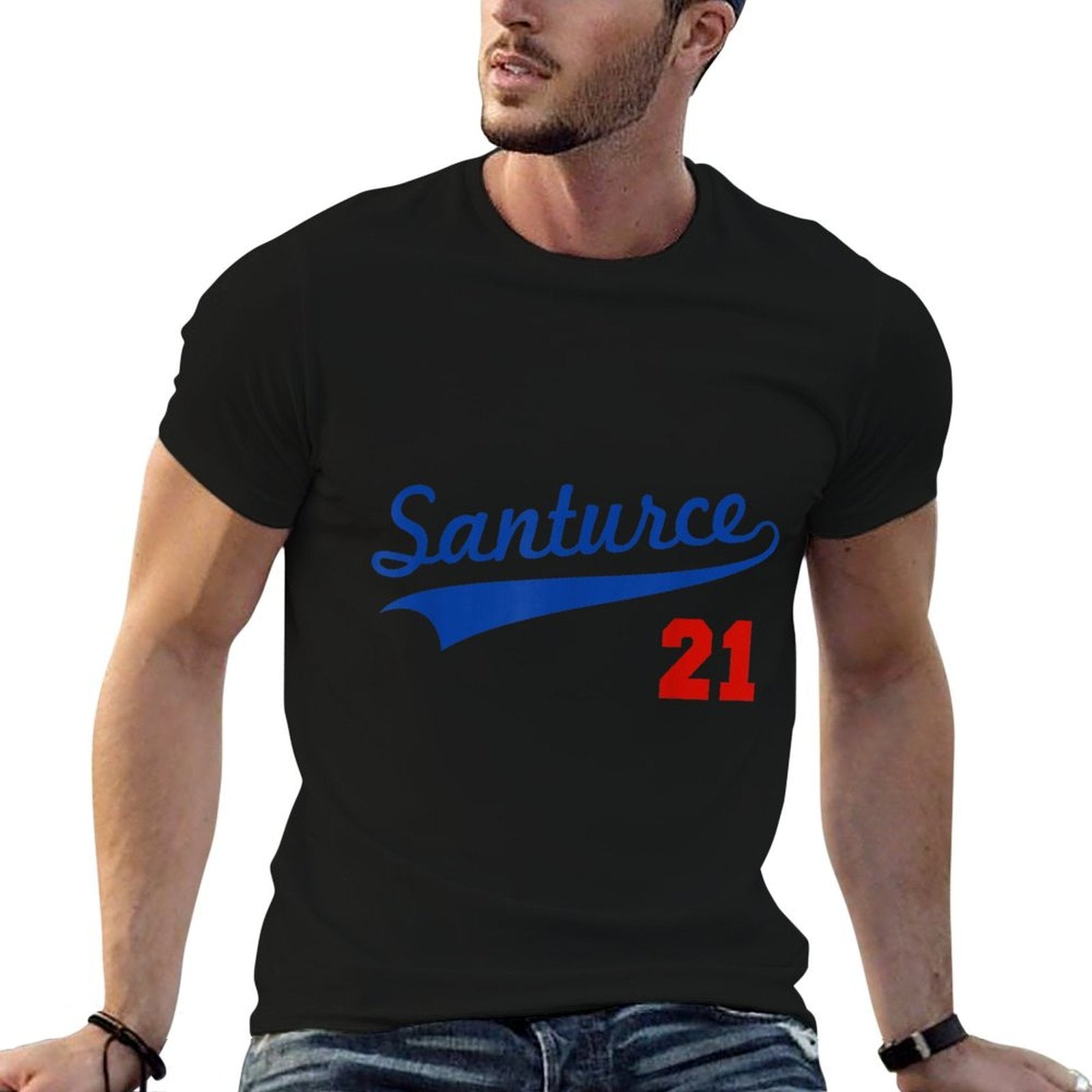 Santurce 21 Puerto Rico Baseball Boricua Men Women  Tagless Design T-Shirt
