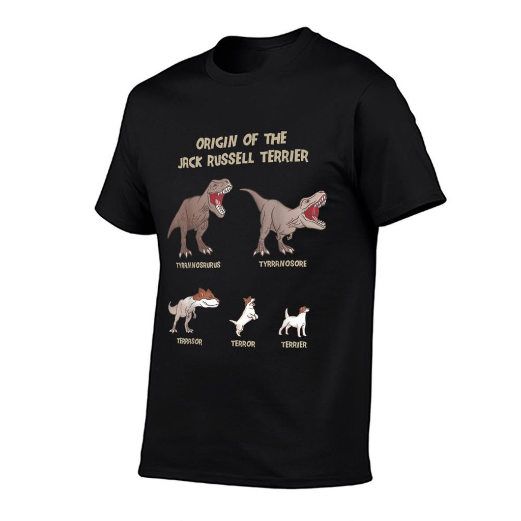 Origin of The Jack Russell Terrier Evolution History Meme  Moisture-wicking T-Shirt
