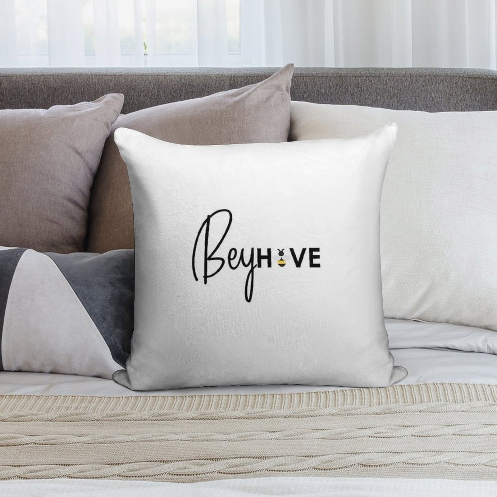 Bey Is Life Soft Luxury Feel Throw Pillow
