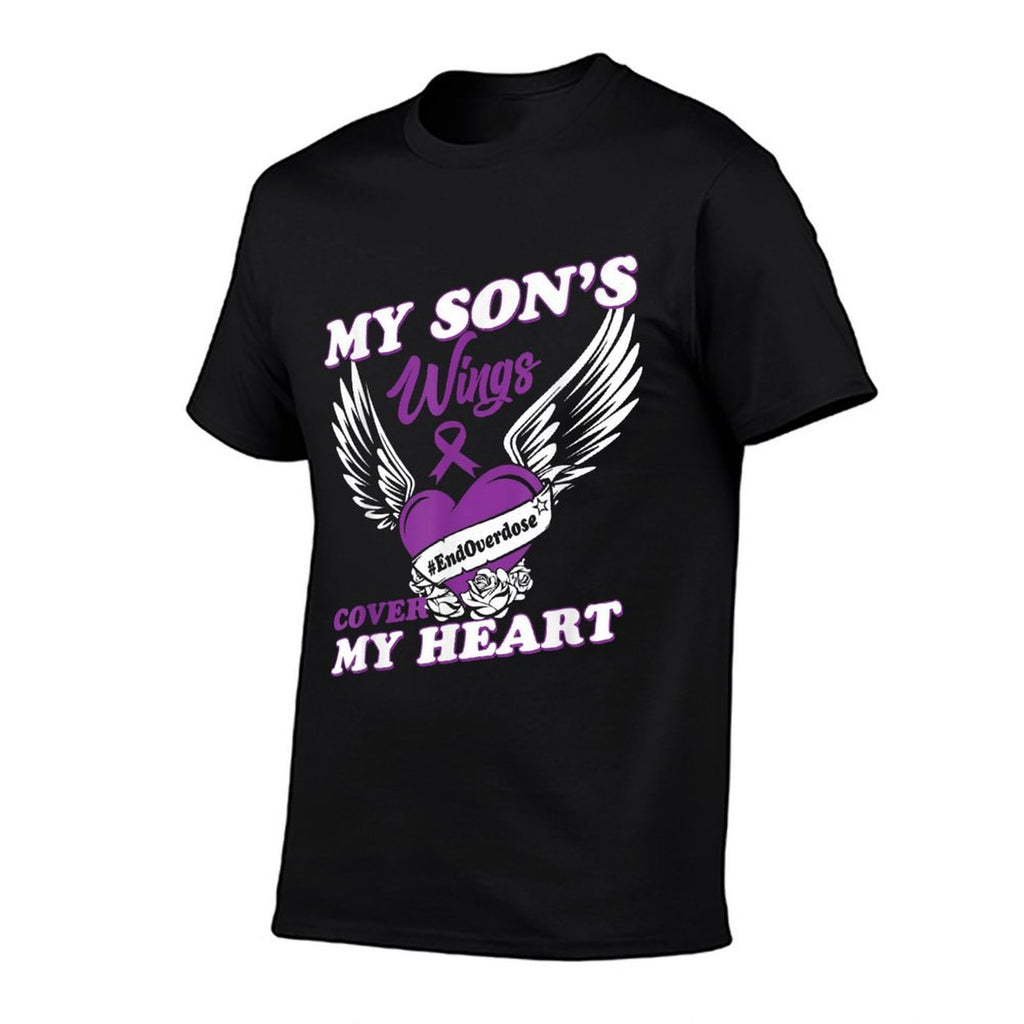 Drug Overdose Awareness Purple Ribbons  Breathable T-Shirt