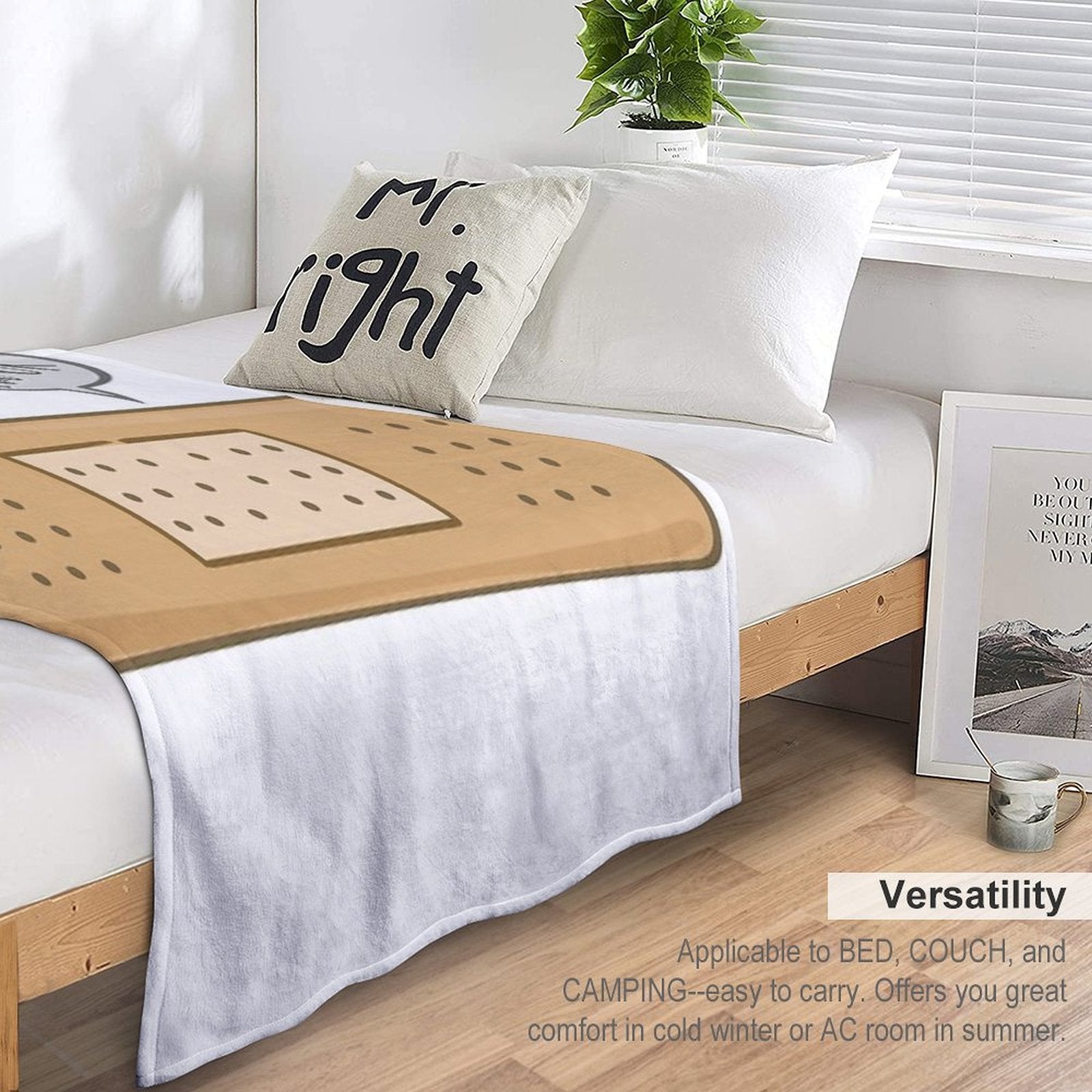 I'm OK Funny Bandages Adorable Cartoon First Aid Kit It Will Be Ok All-season Throw Blanket