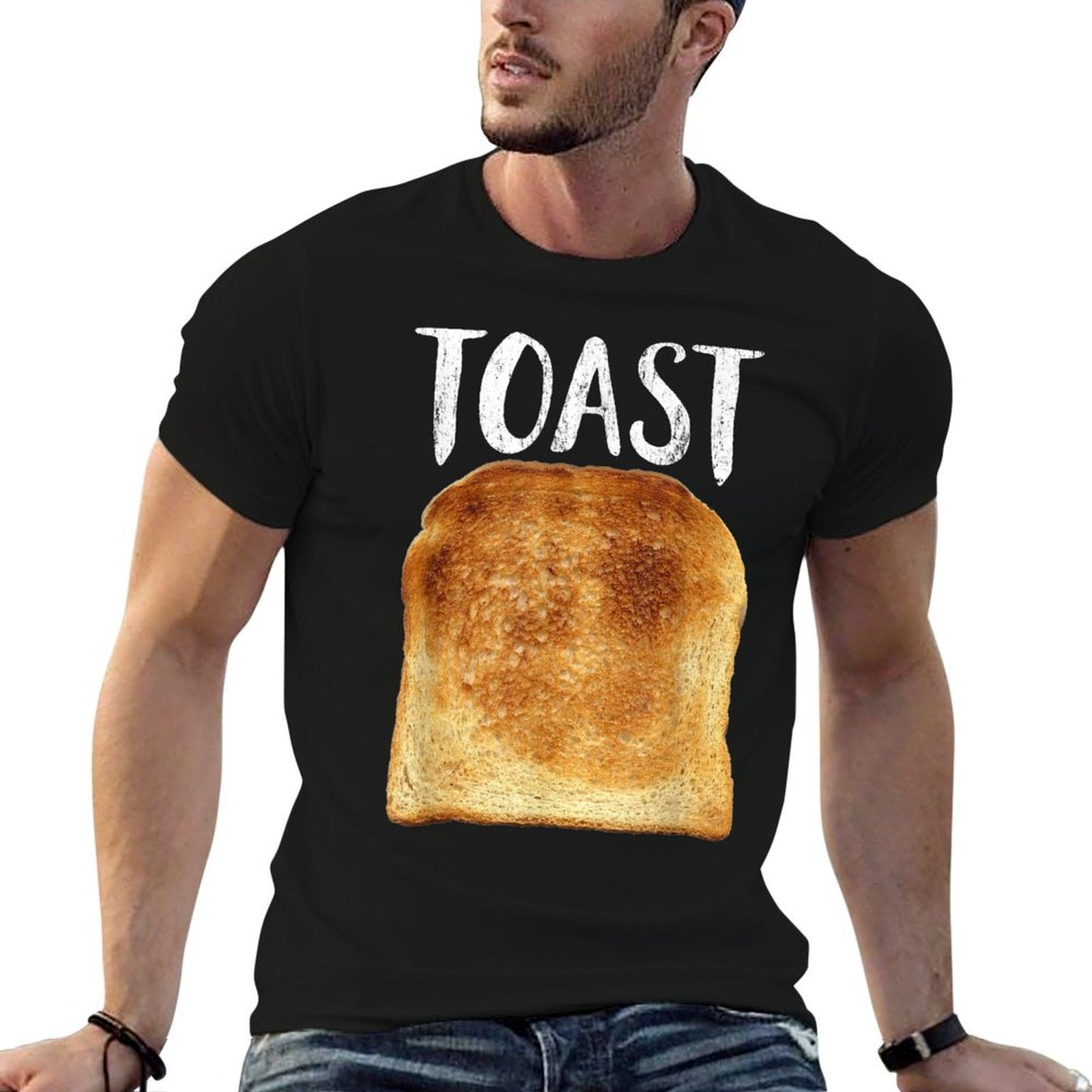 Toast Costume Halloween Funny Bread Lover Christmas Gift  Lightweight T-Shirt