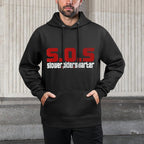 SOS Slow Older Smart  Gifts for 50th 60th Birthday Breathable Fabric Hoodie