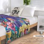 Sea Picnic Sustainable Throw Blanket