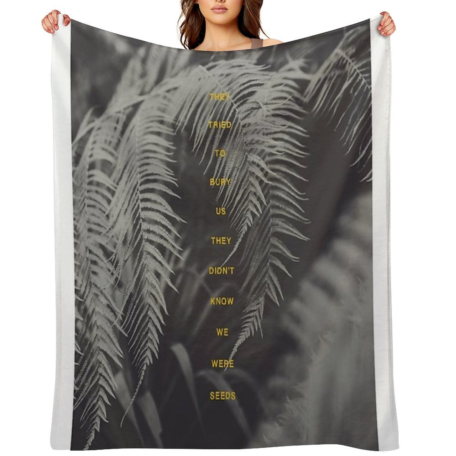 Bury Us Wrinkle-free Throw Blanket