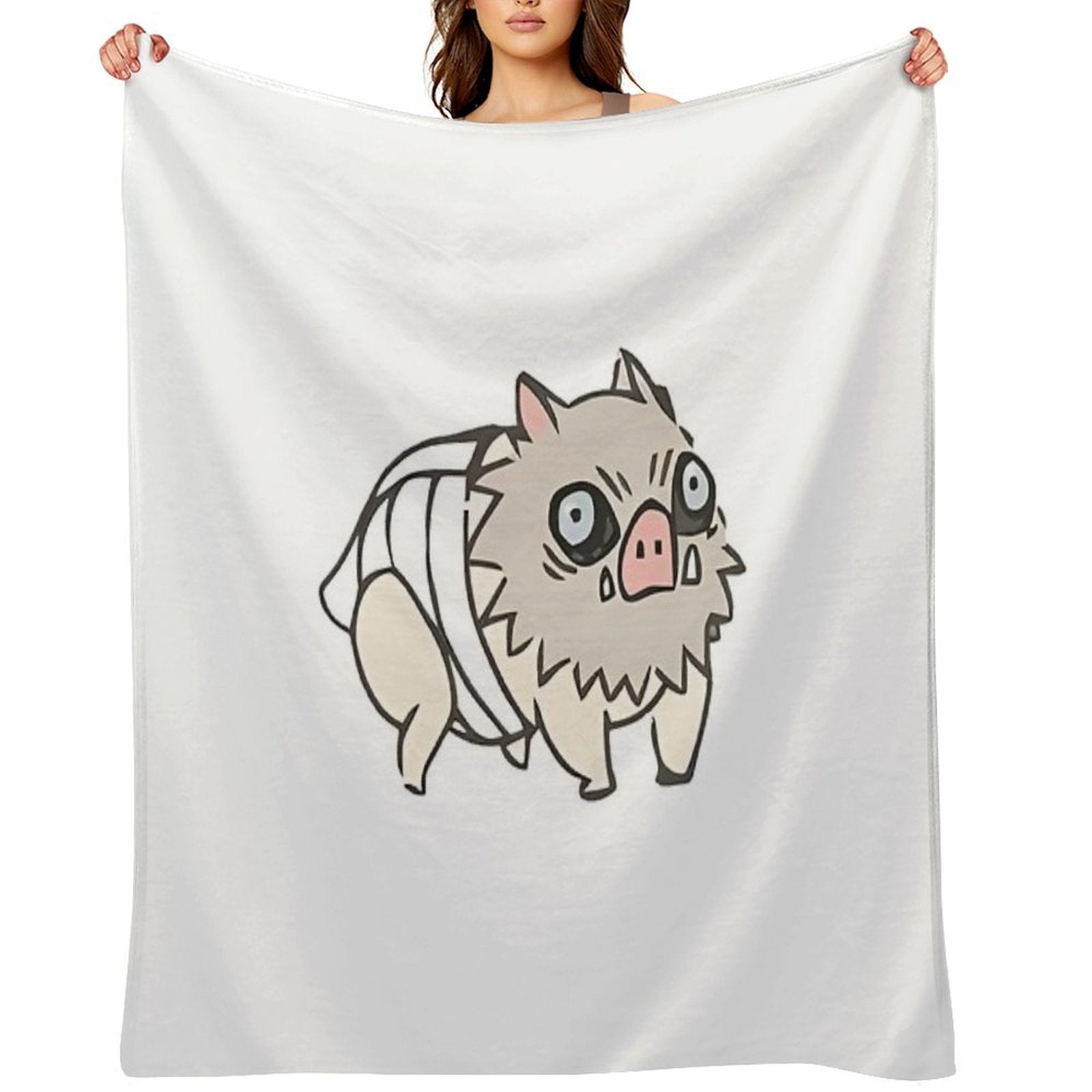 Hashibira Inosuke Premium Throw Blanket