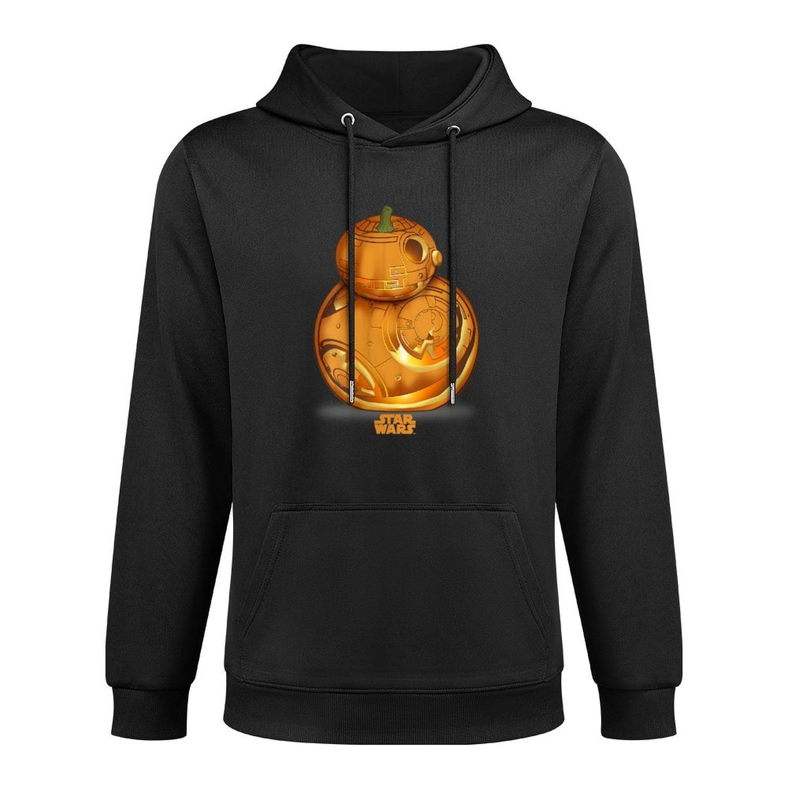Star Wars Pumpkin Carved BB-8 Halloween Versatile Streetwear Hoodie