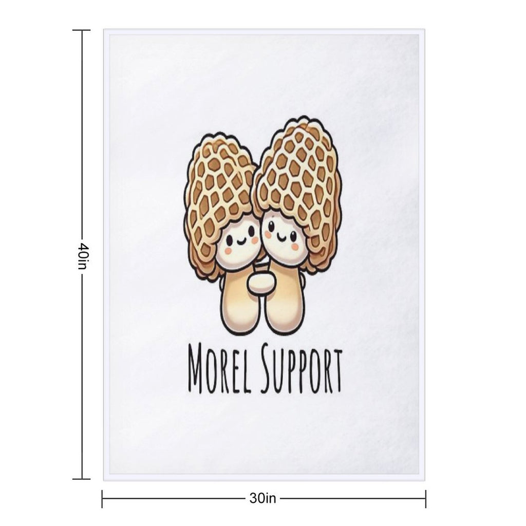Morel Support Comfort Throw Blanket