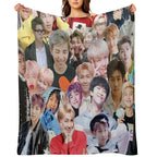 RM BTS Collage Anti-pilling Throw Blanket