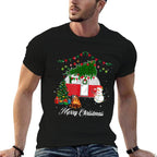 Camper Christmas Tree Matching Family Christmas Pajama  Wrinkle-resistant T-Shirt