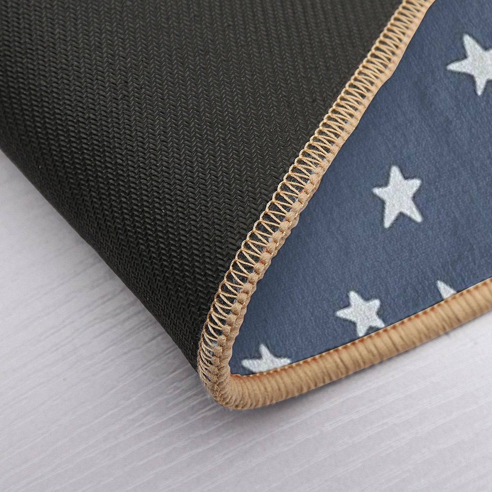 Stars on Blue  Slip-Resistant Bath Mat