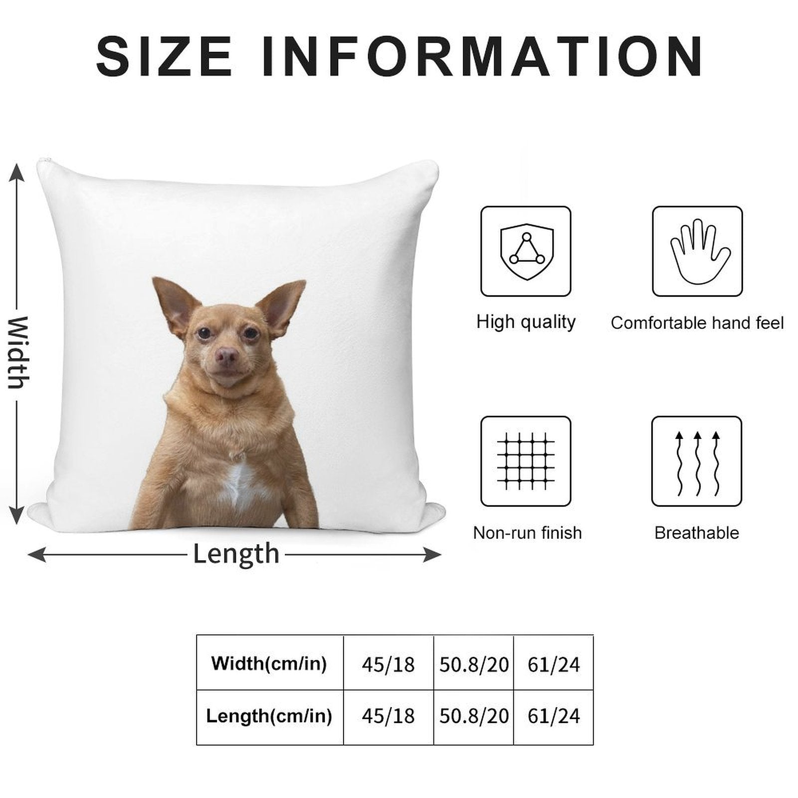 Macho Cheddar Soft Shrink-Resistant Throw Pillow