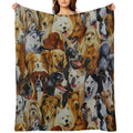 Dog Lovers Quick-dry Throw Blanket