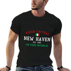 Pizza Capital of The World New Haven Connecticut  Affordable Price T-Shirt