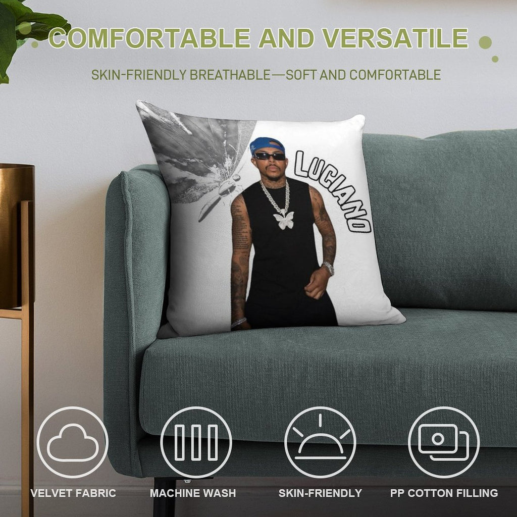Luciano German Rap Soft Style Accent Throw Pillow