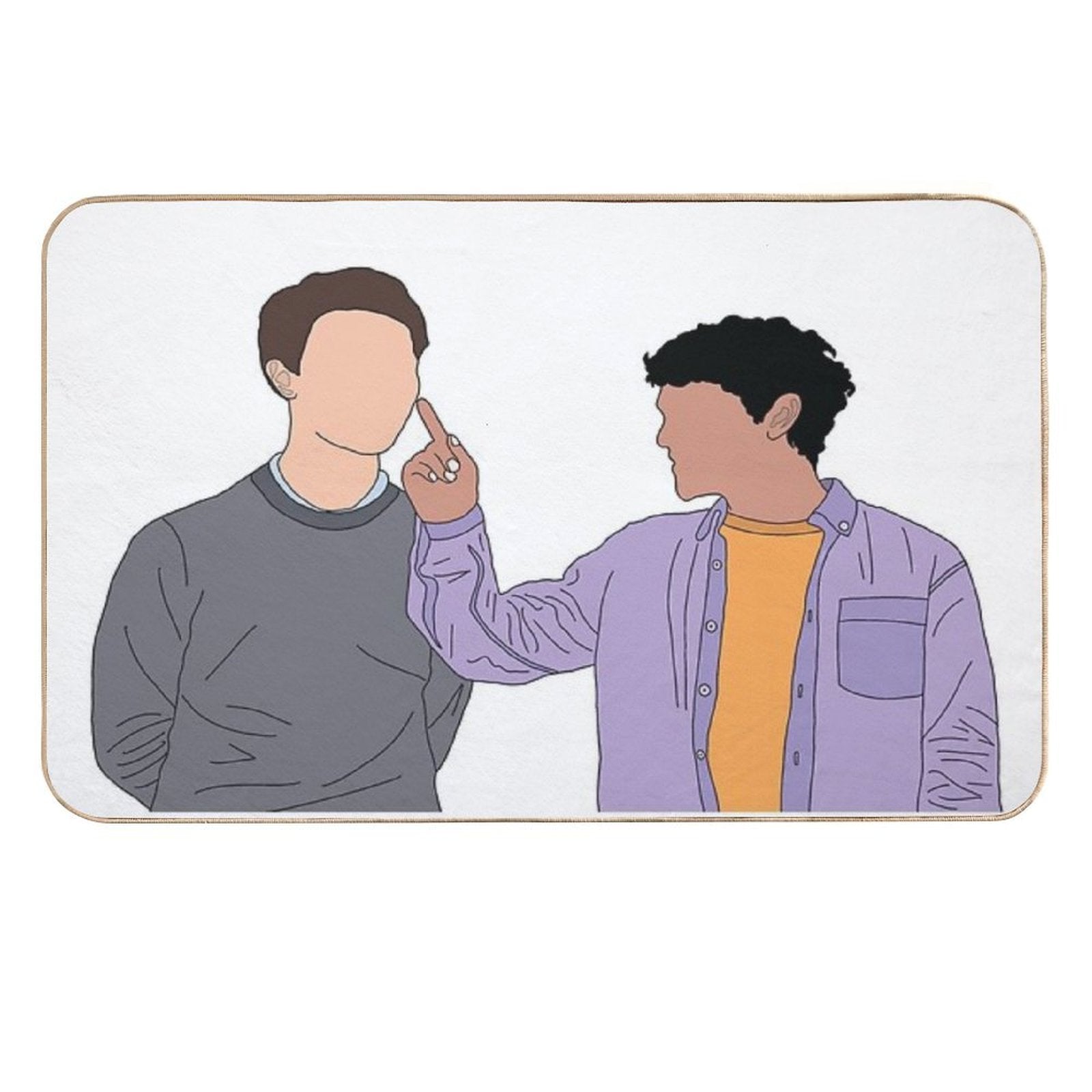 Young Royals  Simon And Wilhelm  Rapid-Drying Bath Mat