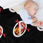 Please, Not The Whammy! Eco-conscious Throw Blanket