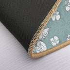 Blur Flower Pattern  Multi-Purpose Bath Mat