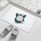 Funny Cute Snorlax Cartoon Anime Meme  Slip-Resistant Bath Mat