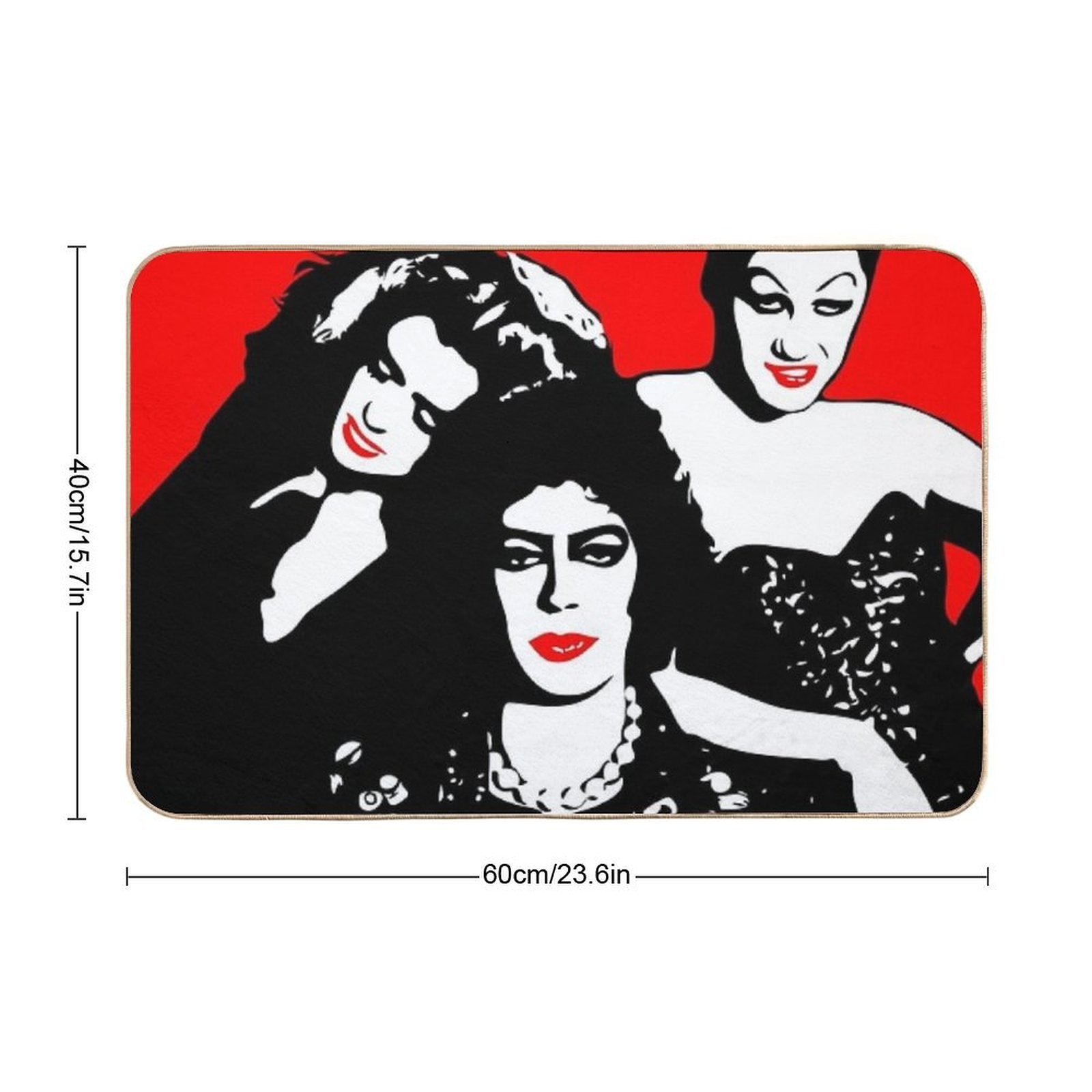 The Rocky Horror Picture Show  Don’t Dream It, Be It!  Pop Art  Non-Slip Bath Mat