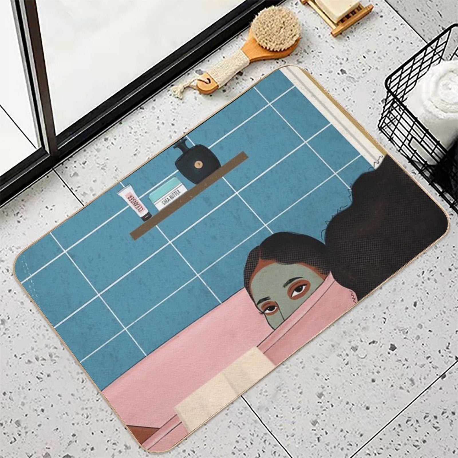 Restful Rest  Repositionable Bath Mat