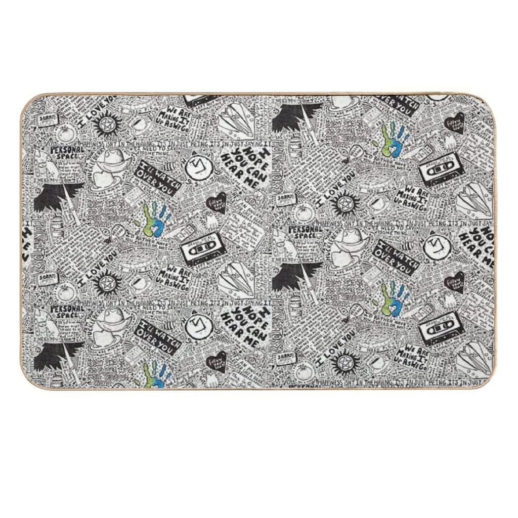 Deancas  Repositionable Bath Mat