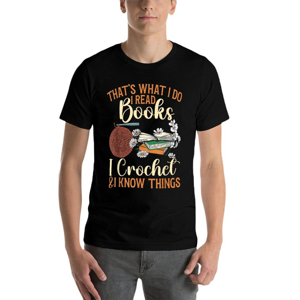 Crocheting Reading Books Crocheter Crochet  Classic T-Shirt