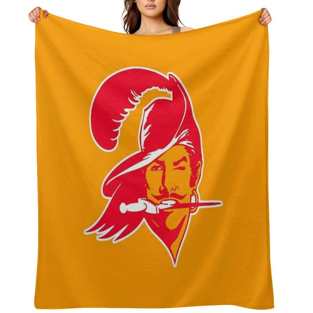 BuccaneersCity Red Quick-dry Throw Blanket
