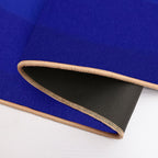 Soothing Blue Ocean Waves Pattern  Dirt-Trapping Bath Mat