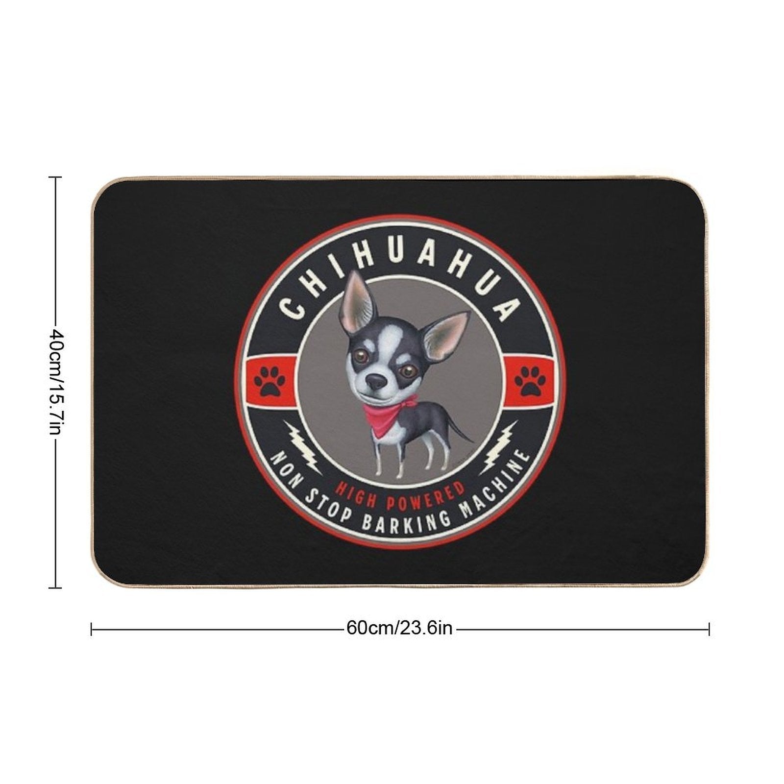 Chihuahua High Powered  Non-Slip Bath Mat